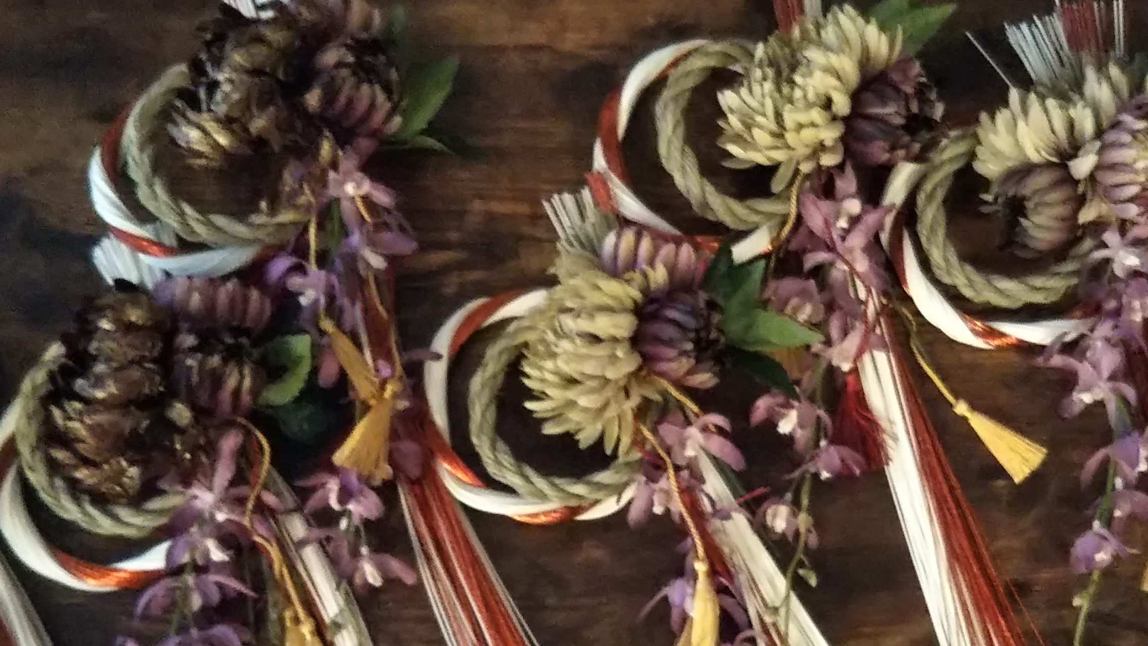 アーティフィシャルフラワーのしめ縄「コンスタ」